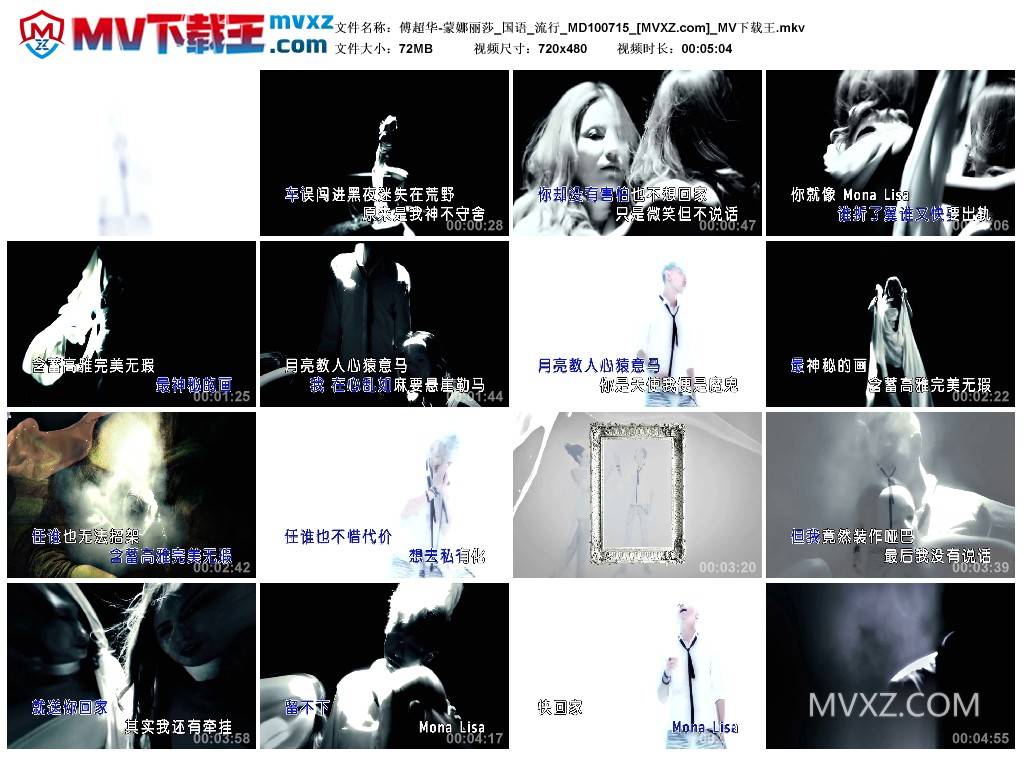 傅超华-蒙娜丽莎_国语_流行_MD100715